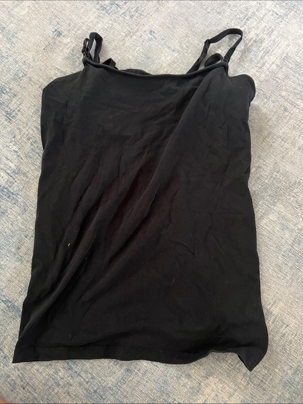 Motherhood Maternity Black Adjustable-Strap Maternity Cami